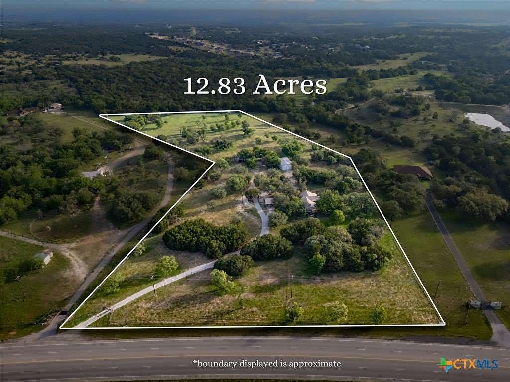 12.8 Acres of Land with Home for Sale in Lampasas, Texas