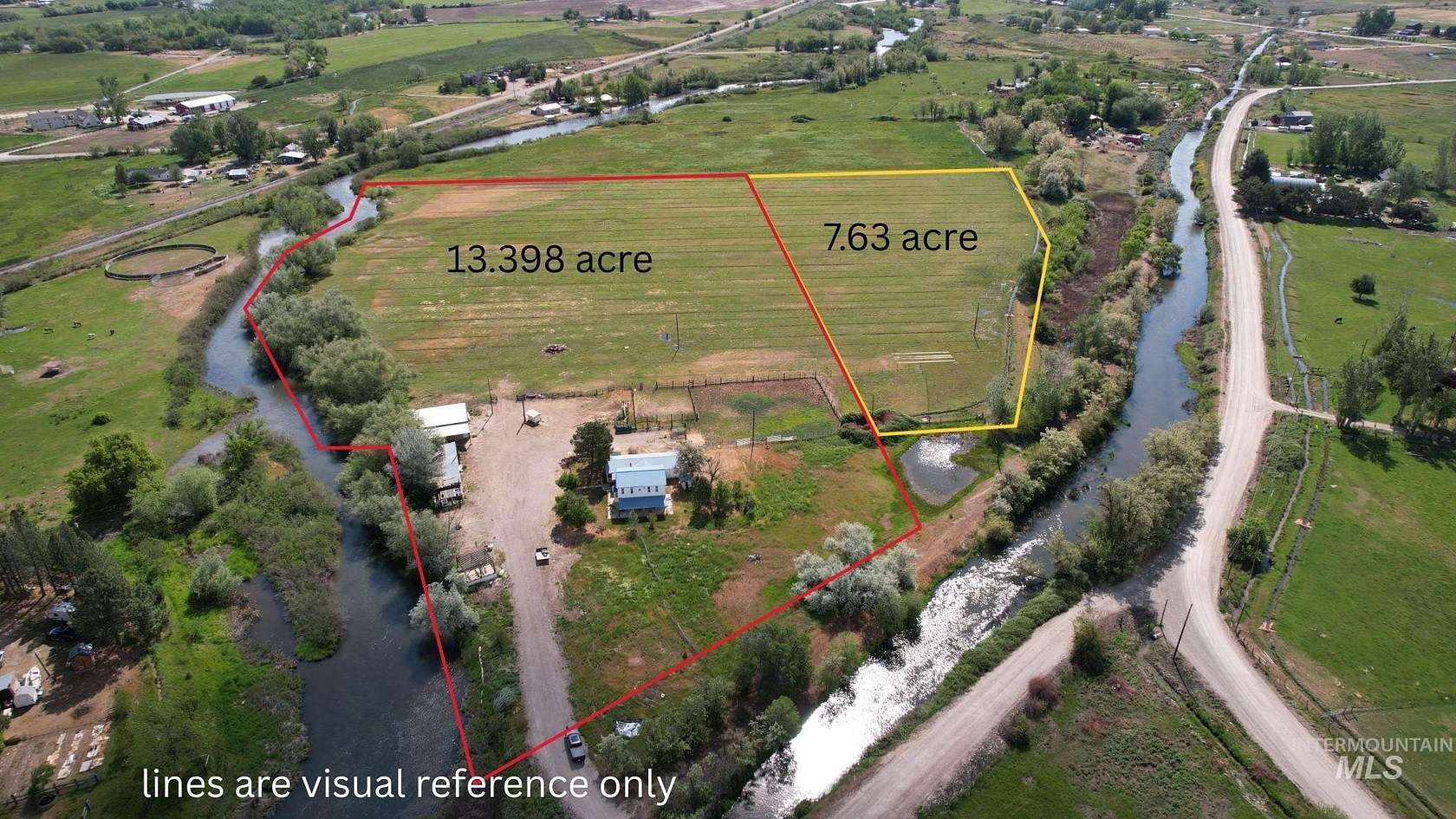 21 Acres of Agricultural Land with Home for Sale in Emmett, Idaho