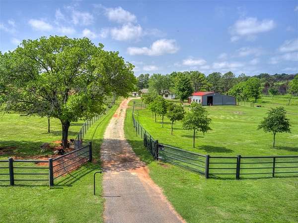 23.9 Acres of Agricultural Land with Home for Sale in Noble, Oklahoma