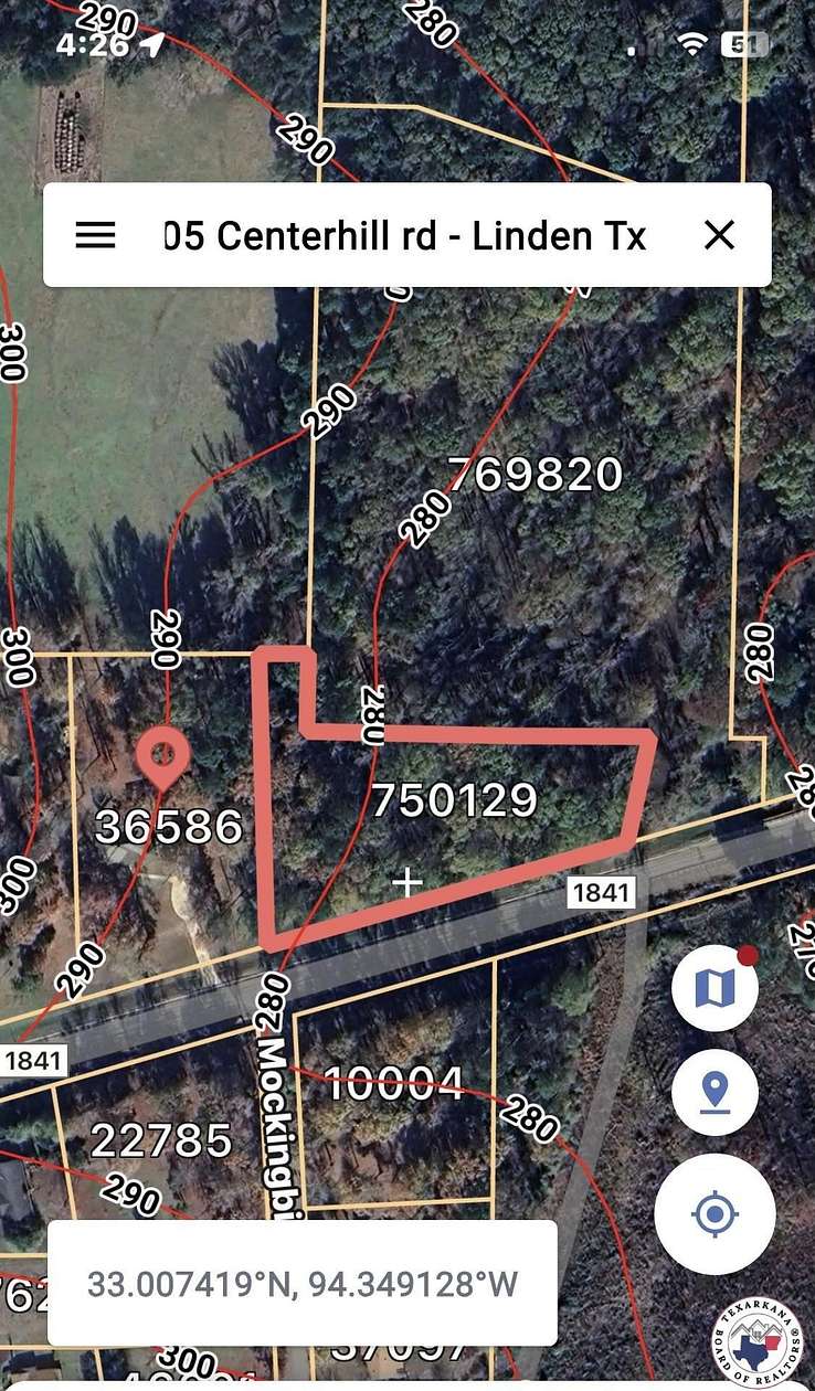 1.82 Acres of Residential Land for Sale in Linden, Texas