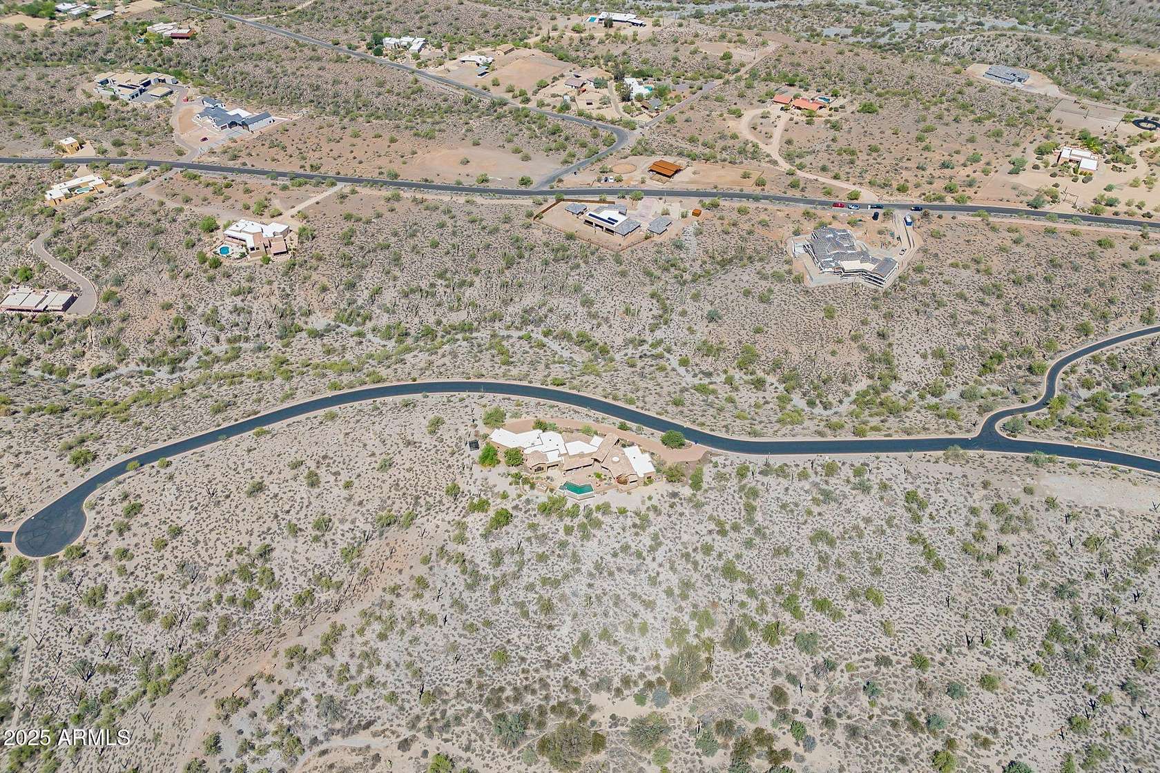 7.14 Acres of Residential Land with Home for Sale in Cave Creek, Arizona