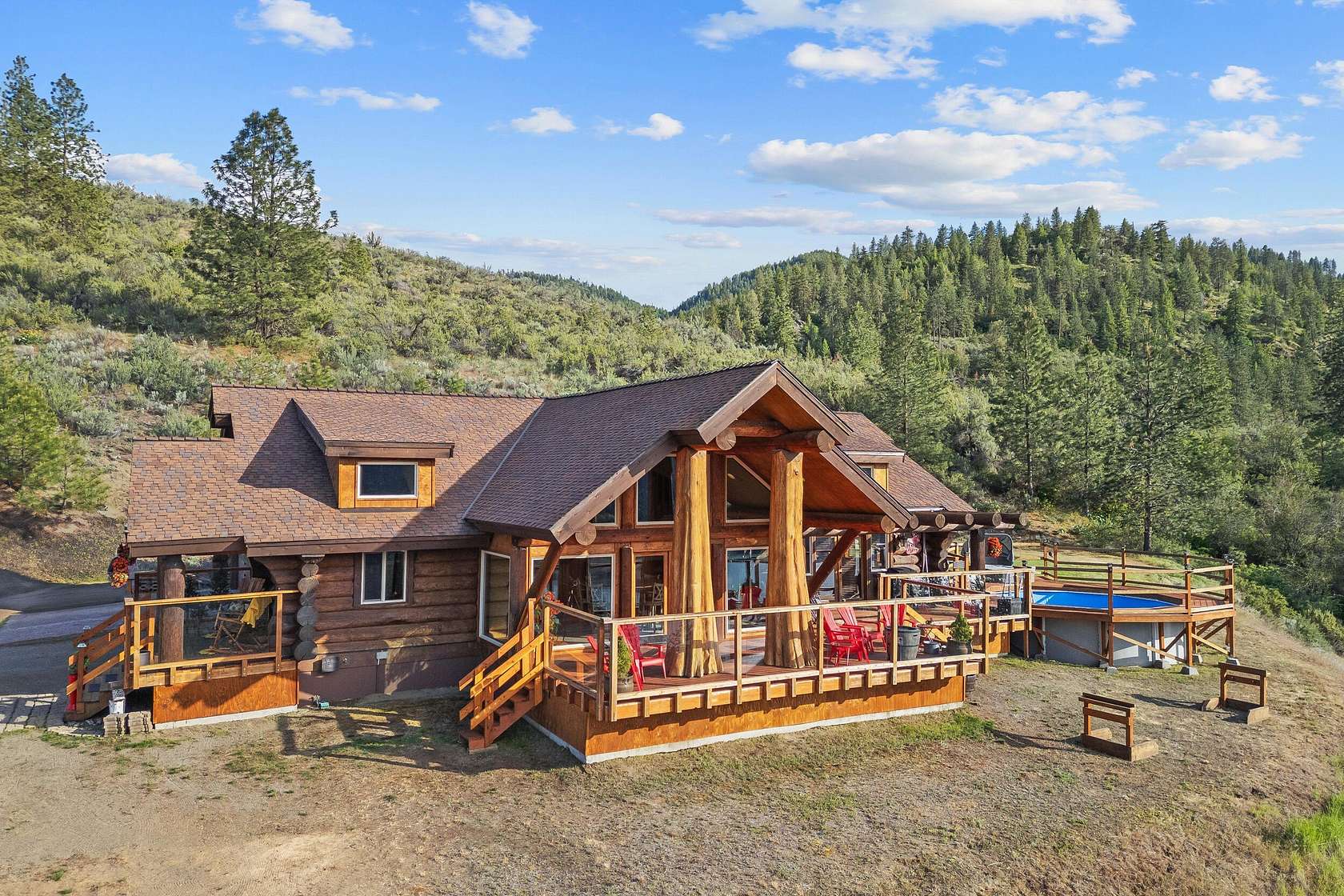 40 Acres of Recreational Land with Home for Sale in Davenport, Washington