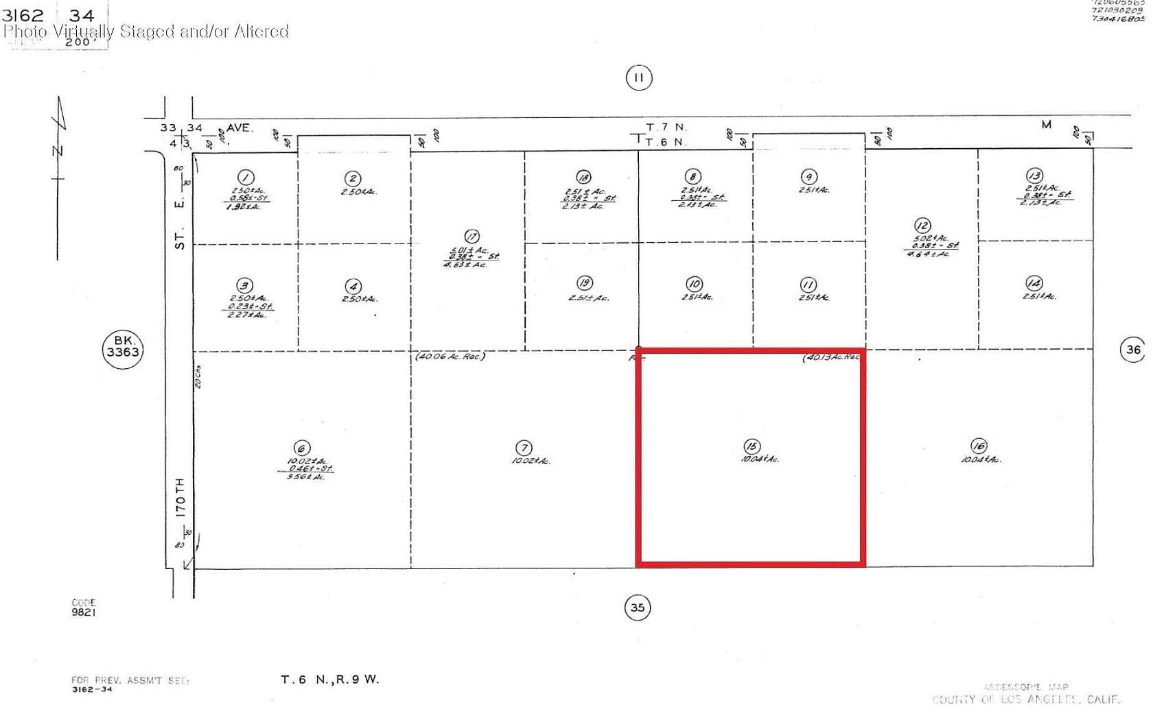 10.2 Acres of Land for Sale in Lancaster, California
