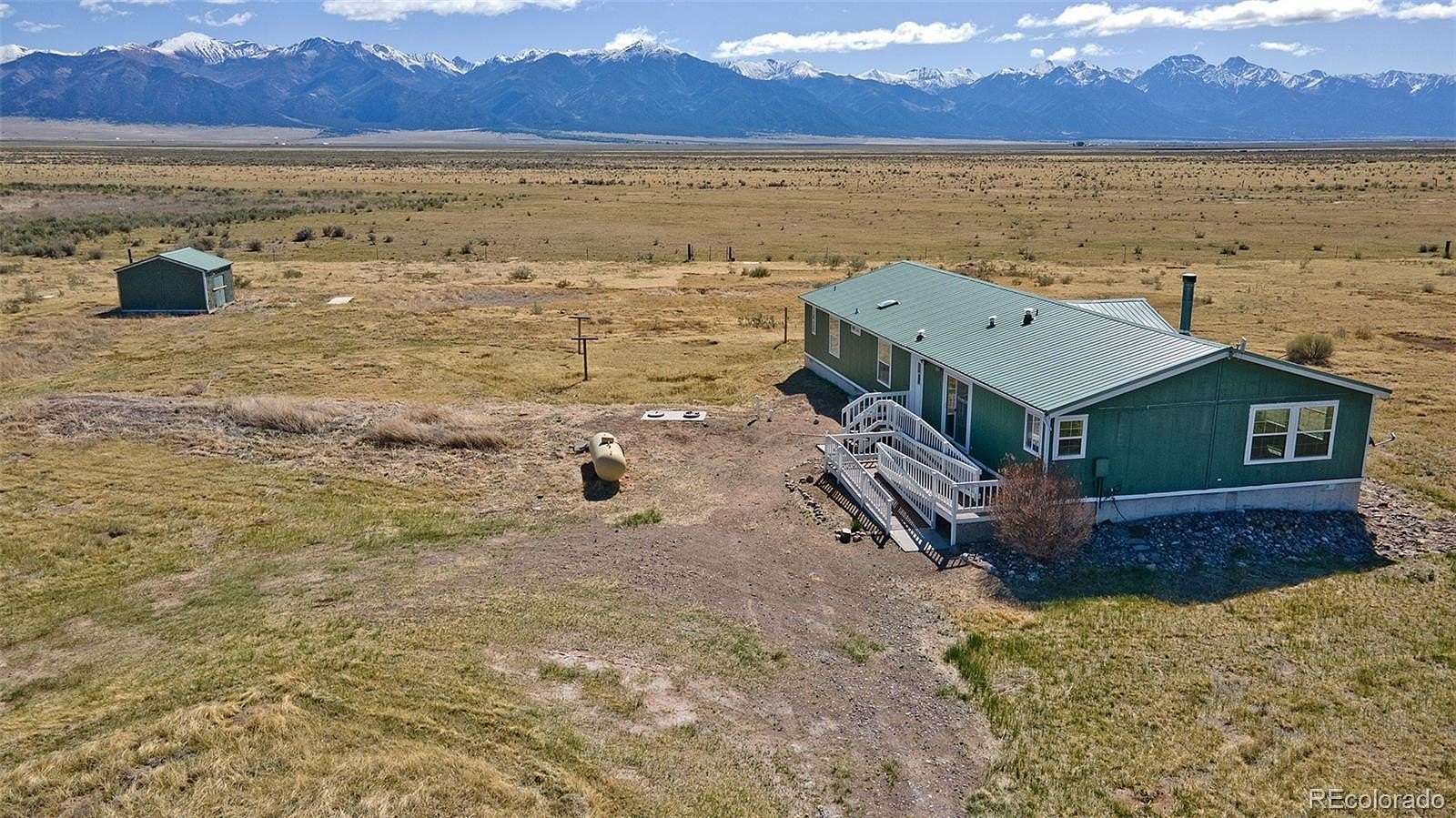 40 Acres of Land with Home for Sale in Moffat, Colorado