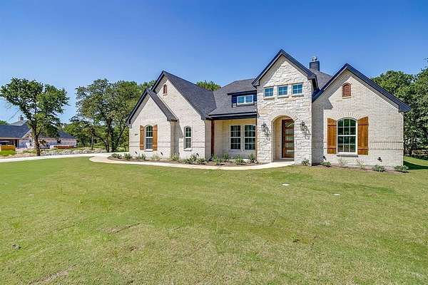 2 Acres of Residential Land with Home for Sale in Poolville, Texas