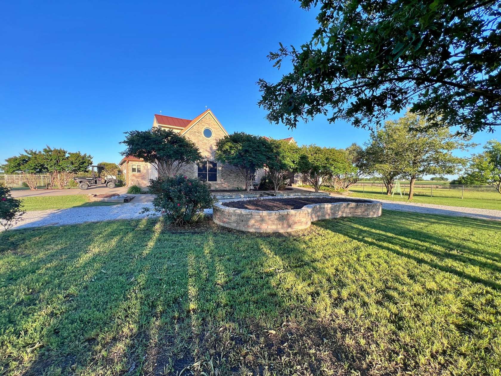 57.1 Acres of Agricultural Land with Home for Sale in Valley View, Texas