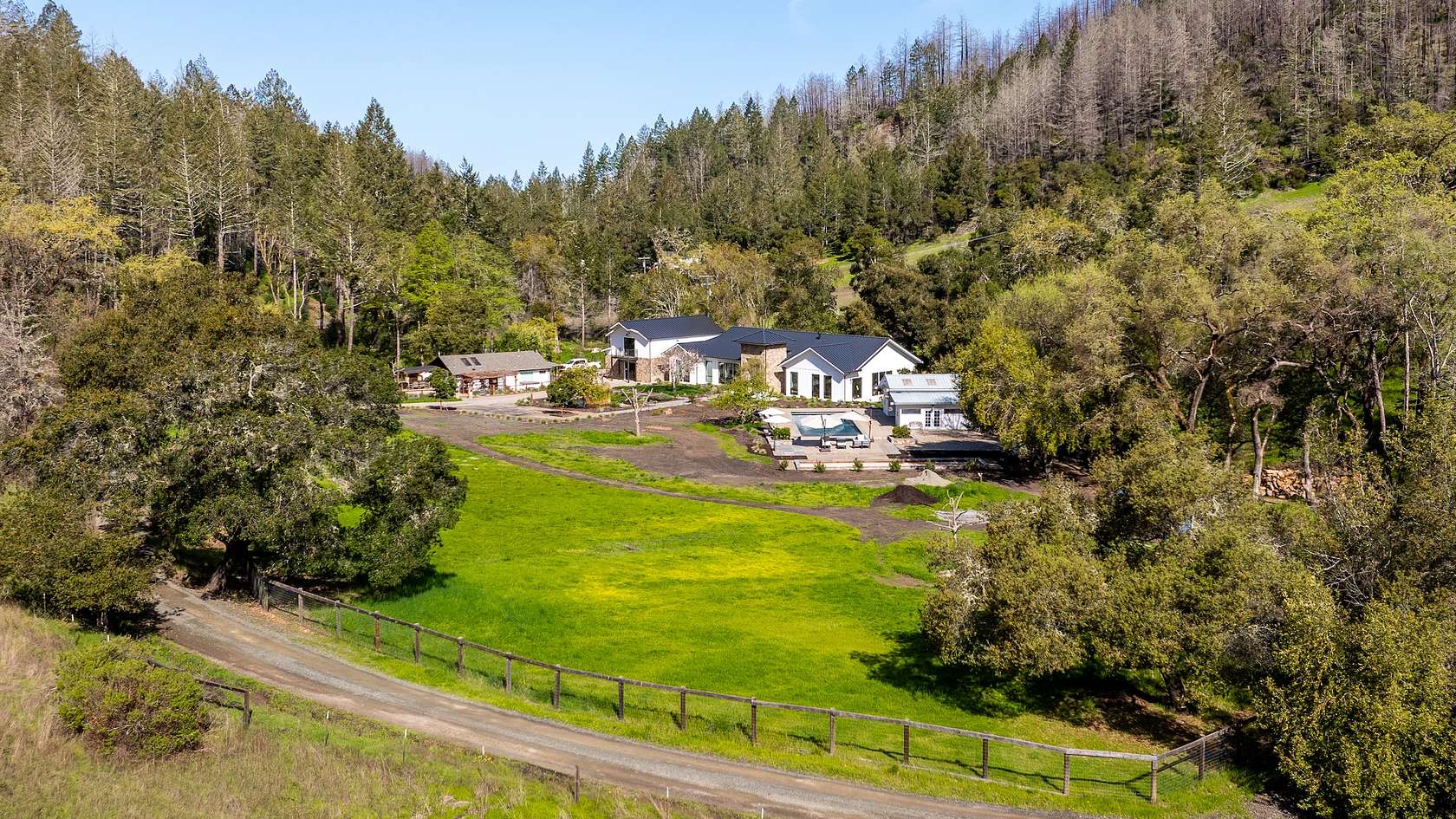 6 Acres of Land with Home for Sale in Santa Rosa, California