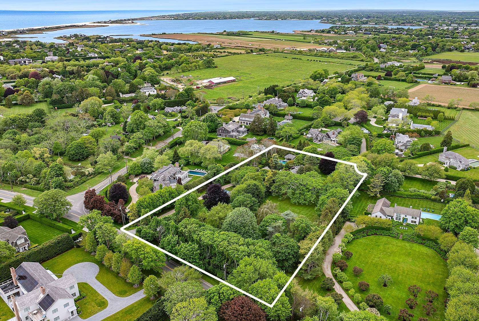 3 Acres of Residential Land with Home for Sale in Bridgehampton, New York