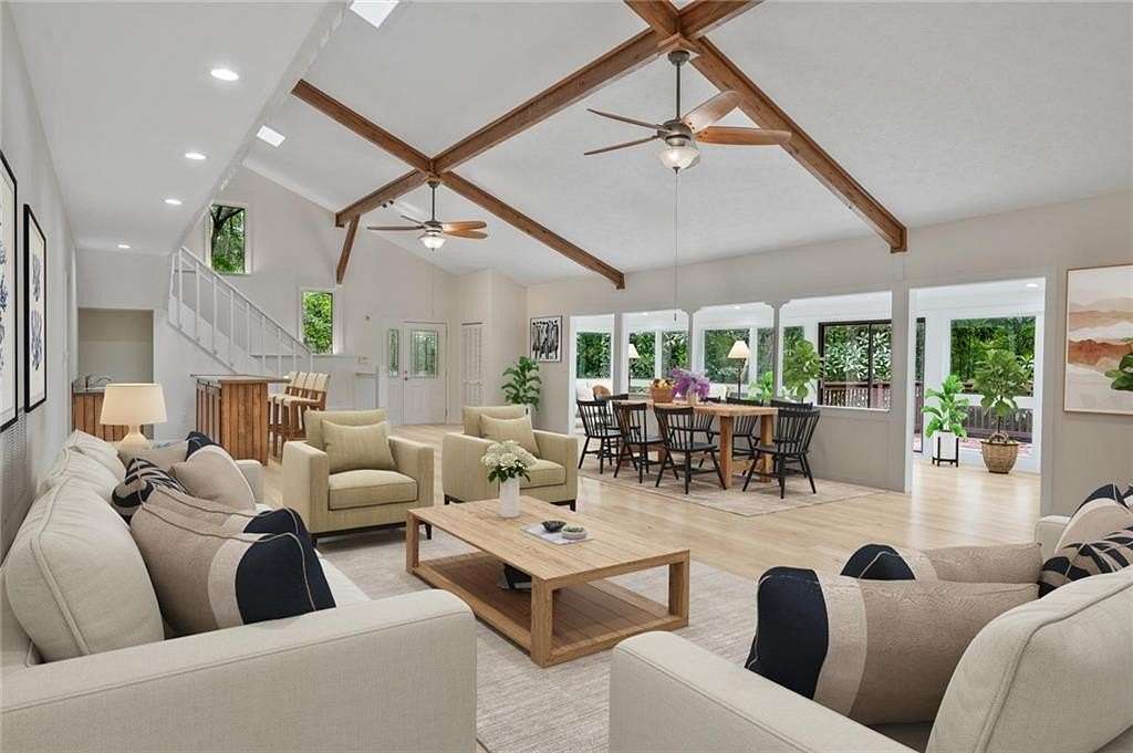 3.7 Acres of Residential Land with Home for Sale in Roswell, Georgia