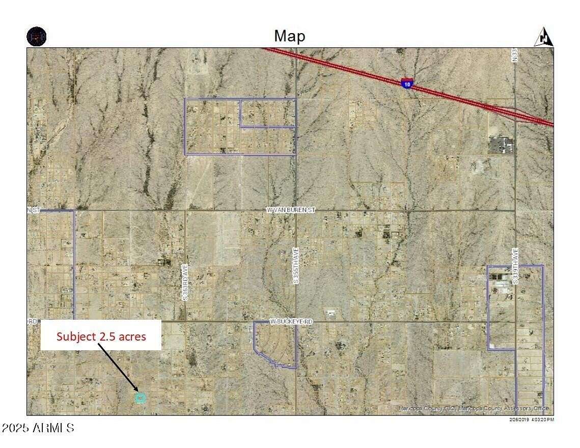 2.5 Acres of Residential Land for Sale in Tonopah, Arizona