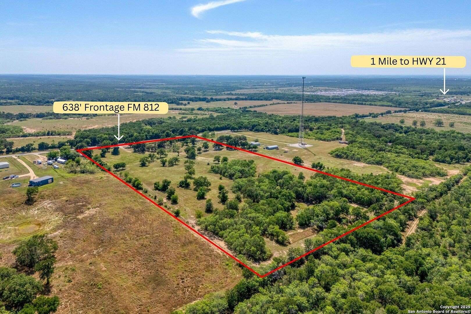 20 Acres of Agricultural Land for Sale in Cedar Creek, Texas