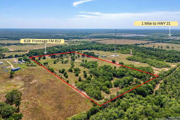 20 Acres of Agricultural Land for Sale in Cedar Creek, Texas