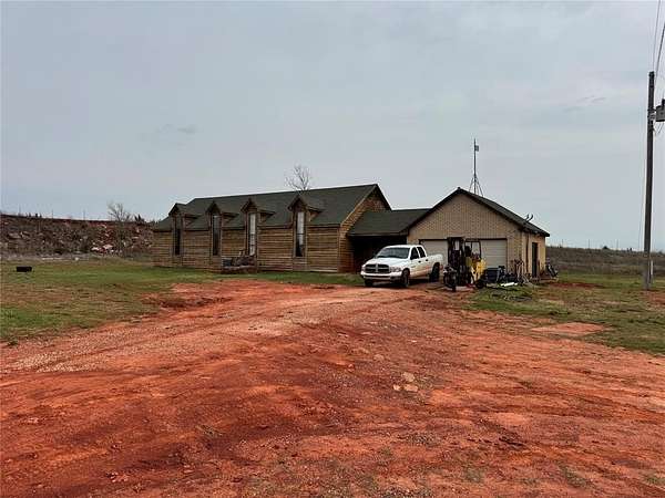 5 Acres of Residential Land with Home for Sale in Meridian, Oklahoma