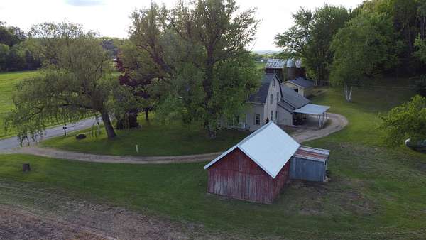 10.7 Acres of Land with Home for Sale in Mauston, Wisconsin