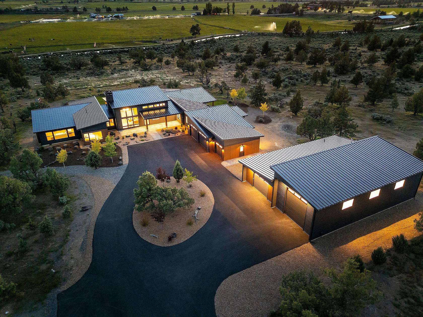 9.67 Acres of Residential Land with Home for Sale in Powell Butte, Oregon