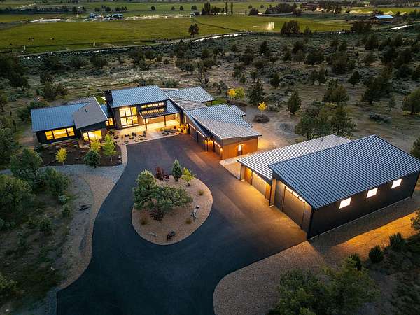 9.67 Acres of Residential Land with Home for Sale in Powell Butte, Oregon