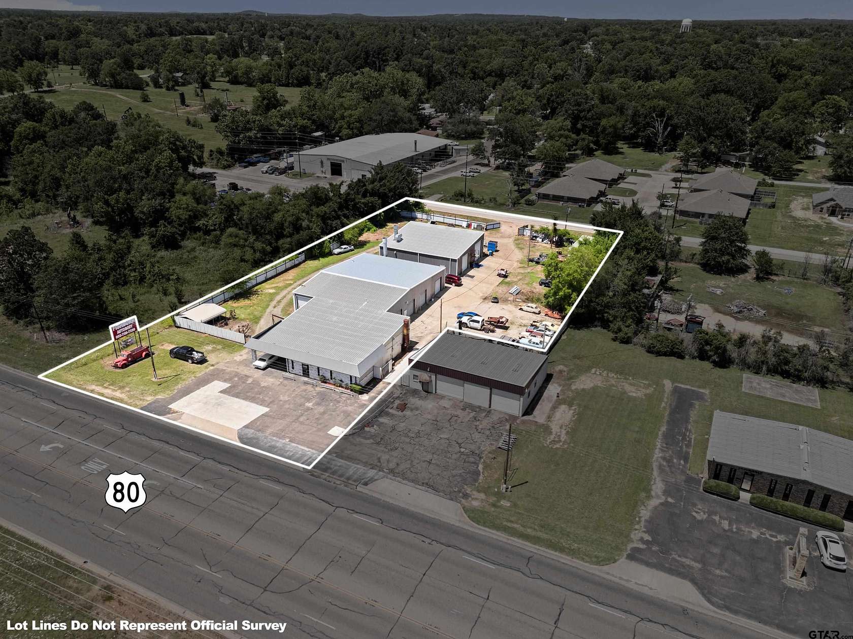 1.33 Acres of Commercial Land for Sale in White Oak, Texas