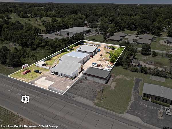 1.33 Acres of Commercial Land for Sale in White Oak, Texas