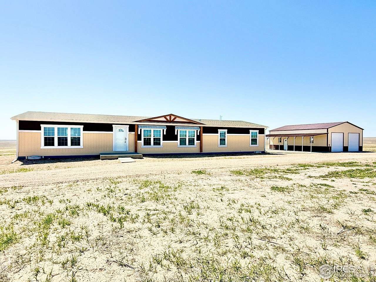 40 Acres of Land with Home for Sale in Briggsdale, Colorado