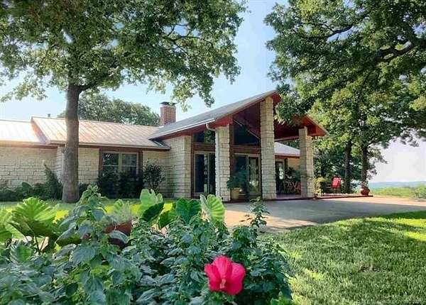 80 Acres of Recreational Land with Home for Sale in Thackerville, Oklahoma