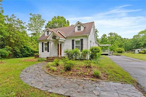 6.25 Acres of Land with Home for Sale in Chesapeake, Virginia