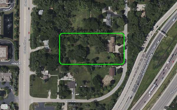 2 Acres of Residential Land with Home for Sale in Itasca, Illinois