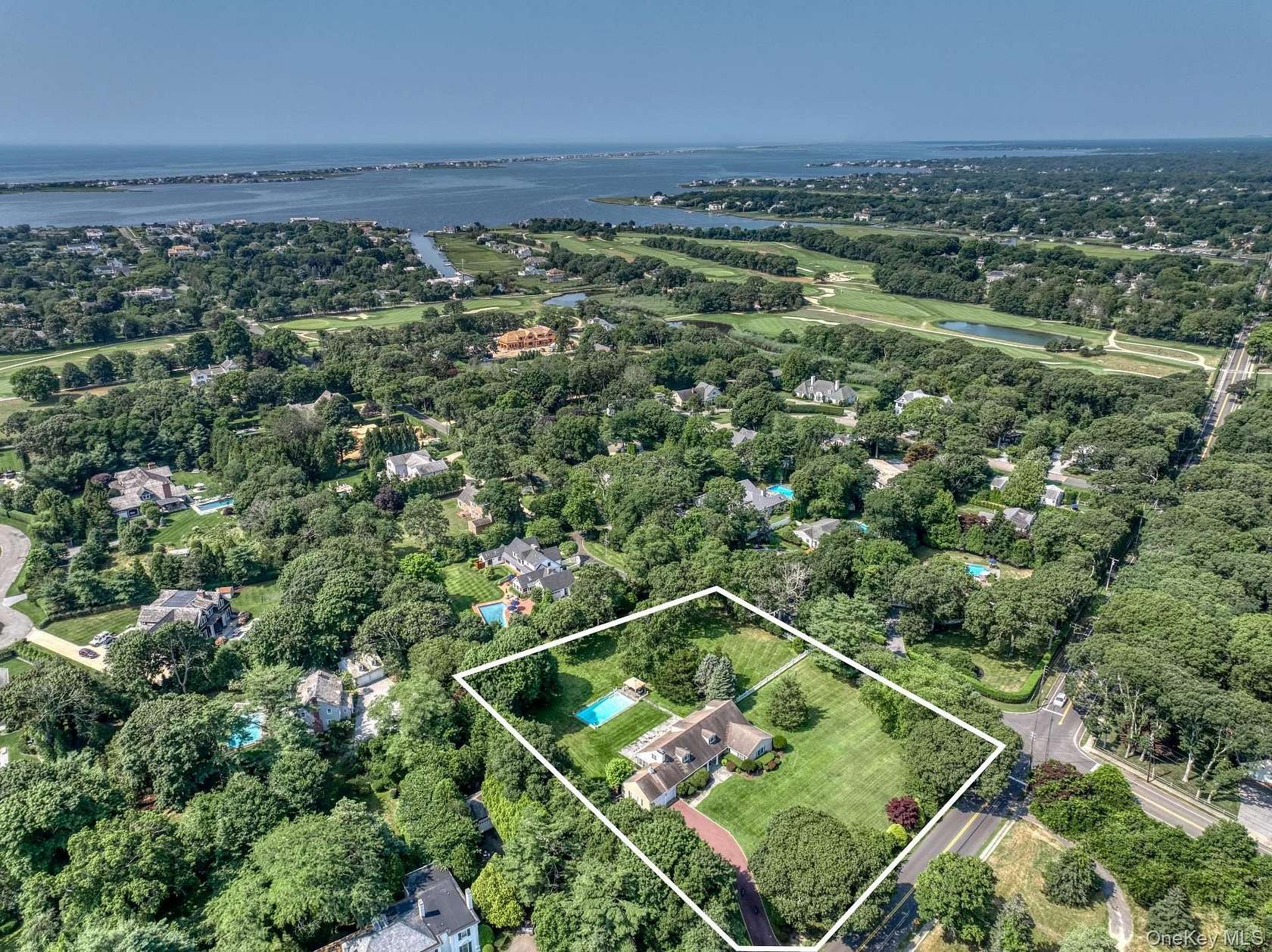 2.2 Acres of Residential Land with Home for Sale in Westhampton Beach, New York