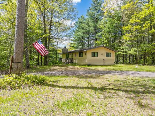 80 Acres of Recreational Land with Home for Sale in Lac du Flambeau, Wisconsin