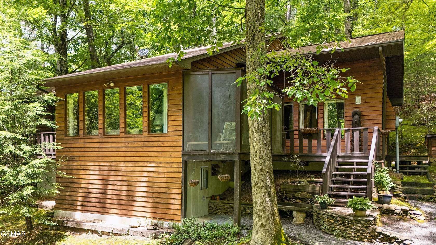 4 Acres of Residential Land with Home for Sale in Sevierville, Tennessee