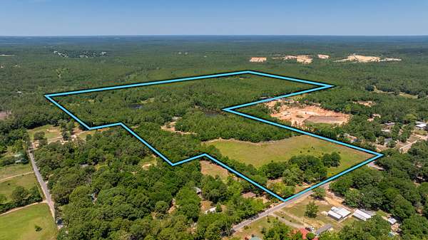95 Acres of Land with Home for Sale in Crestview, Florida