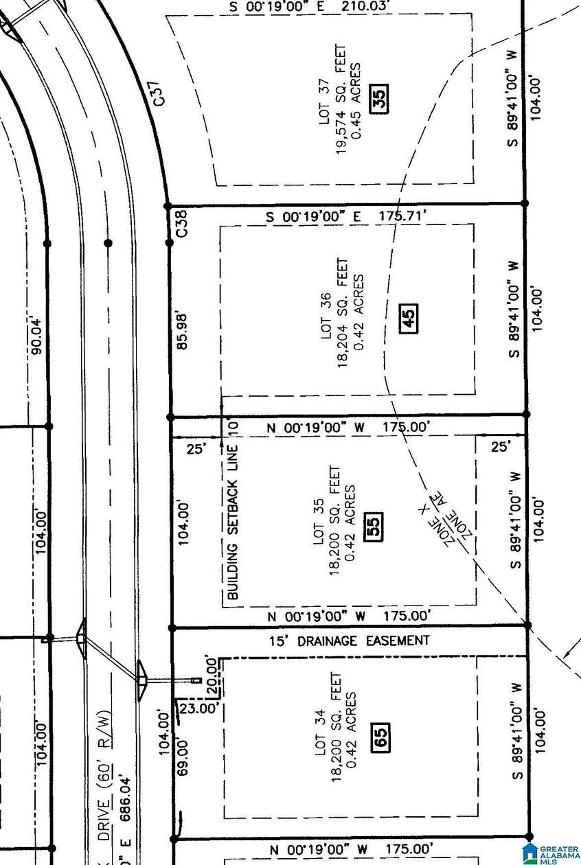 0.42 Acres of Land for Sale in Cropwell, Alabama