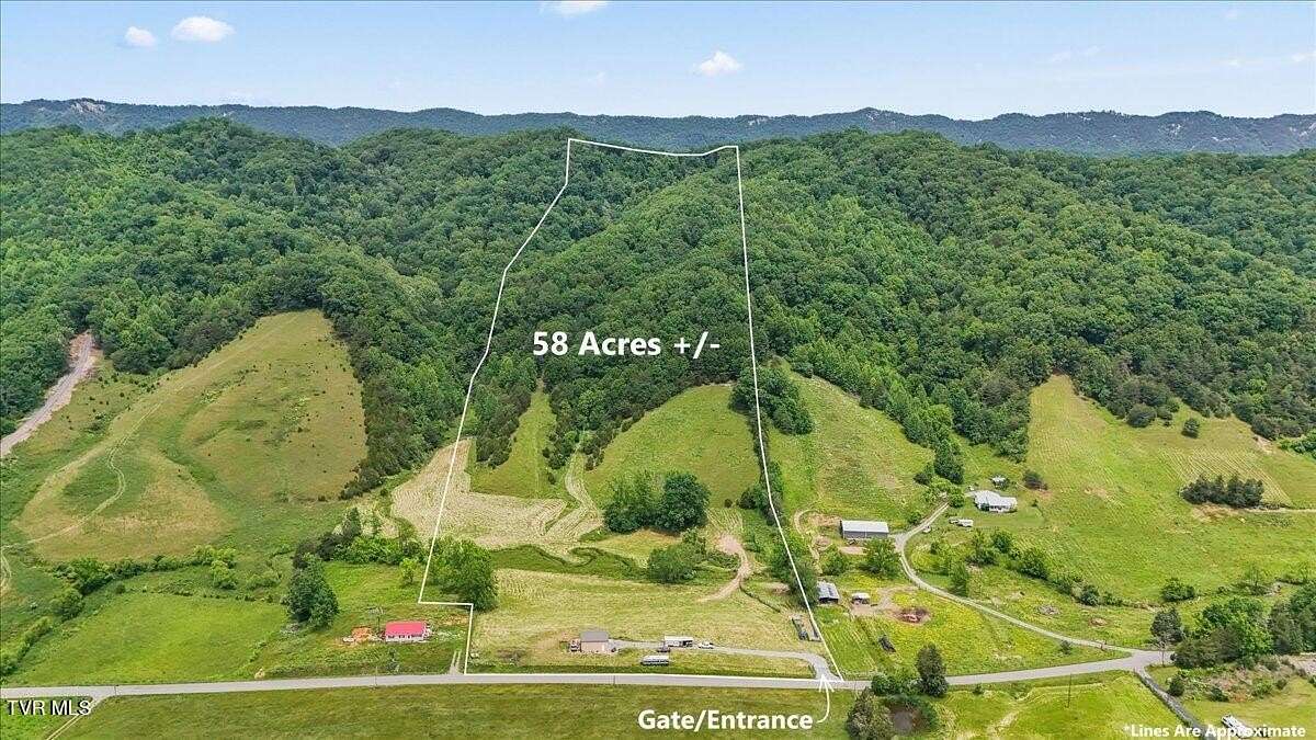 58 Acres of Land for Sale in Gate City, Virginia
