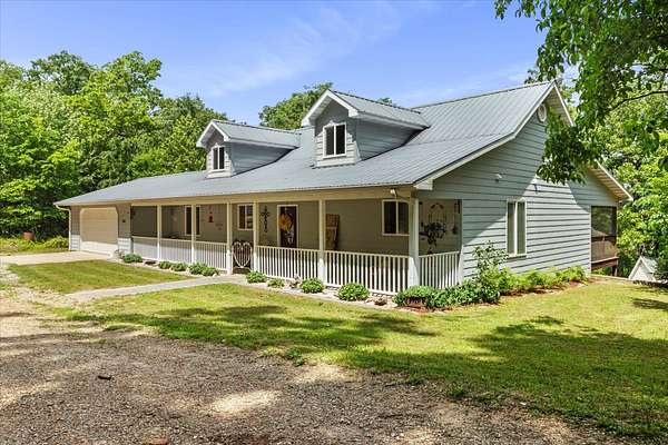 20 Acres of Recreational Land with Home for Sale in Gainesville, Missouri