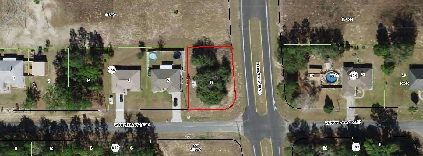 0.26 Acres of Residential Land for Sale in Citrus Springs, Florida