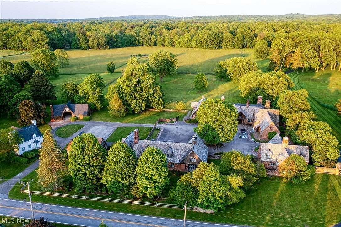 27.3 Acres of Agricultural Land with Home for Sale in Waite Hill, Ohio