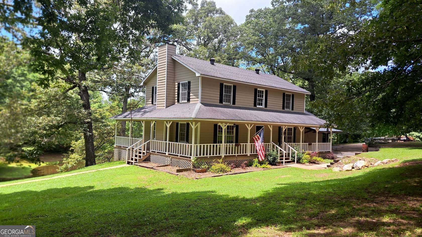 11.2 Acres of Land with Home for Sale in Buchanan, Georgia