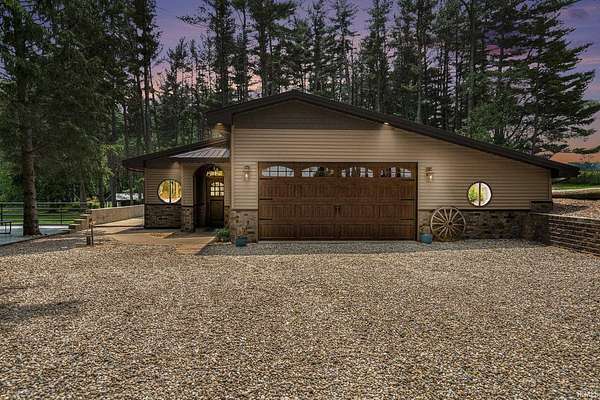 10 Acres of Recreational Land with Home for Sale in Angola, Indiana