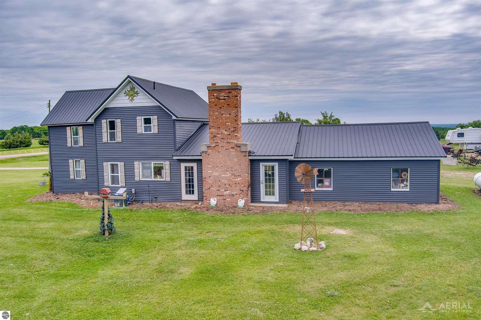 18.7 Acres of Land with Home for Sale in Lupton, Michigan