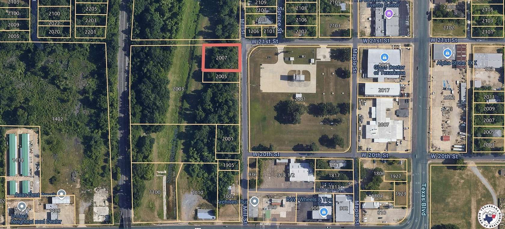 0.34 Acres of Commercial Land for Sale in Texarkana, Texas
