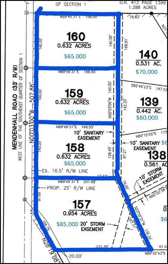 0.95 Acres of Residential Land for Sale in Osgood, Ohio