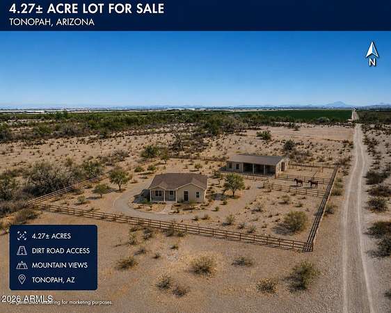 4.27 Acres of Residential Land for Sale in Tonopah, Arizona