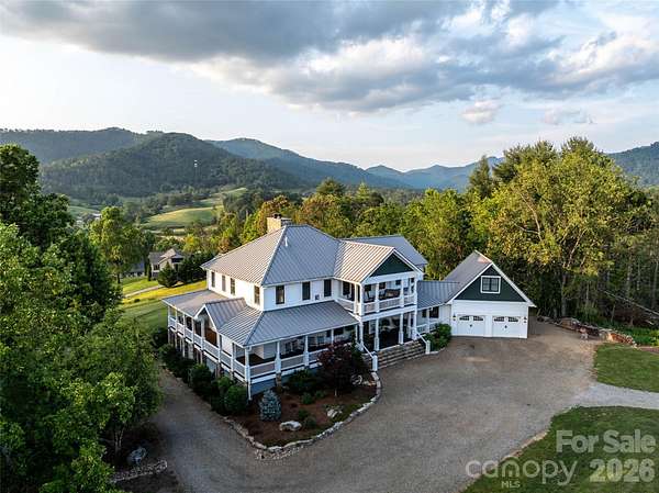 5.34 Acres of Land with Home for Sale in Weaverville, North Carolina
