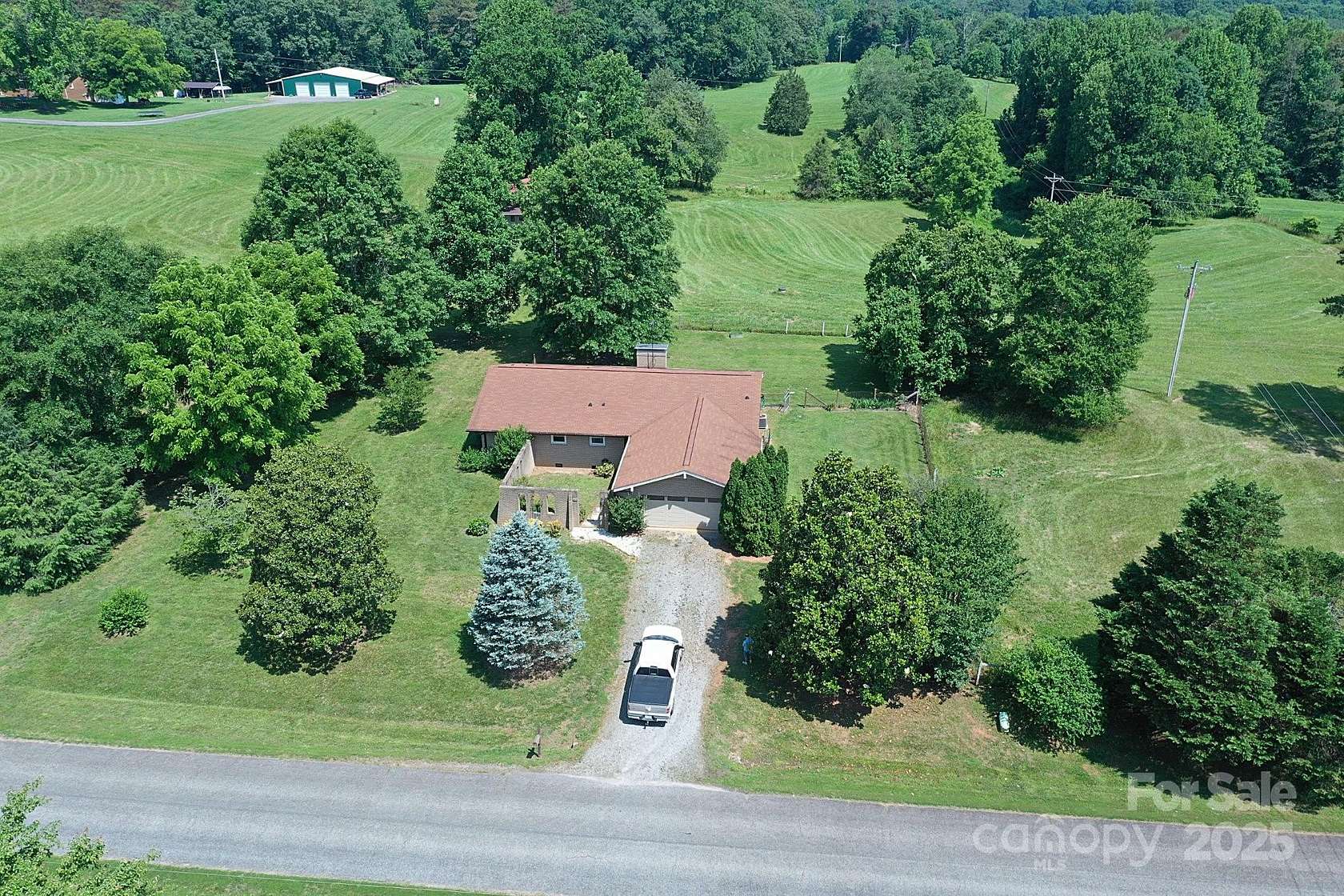 4.49 Acres of Residential Land with Home for Sale in Taylorsville, North Carolina