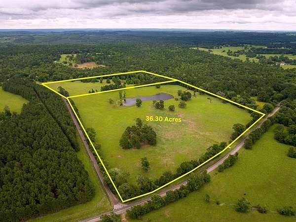 36.3 Acres of Recreational Land & Farm for Sale in Elkhart, Texas
