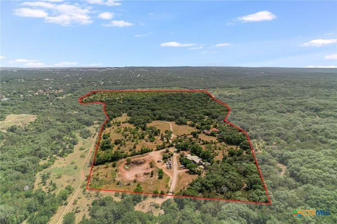 57.1 Acres of Agricultural Land with Home for Sale in San Marcos, Texas