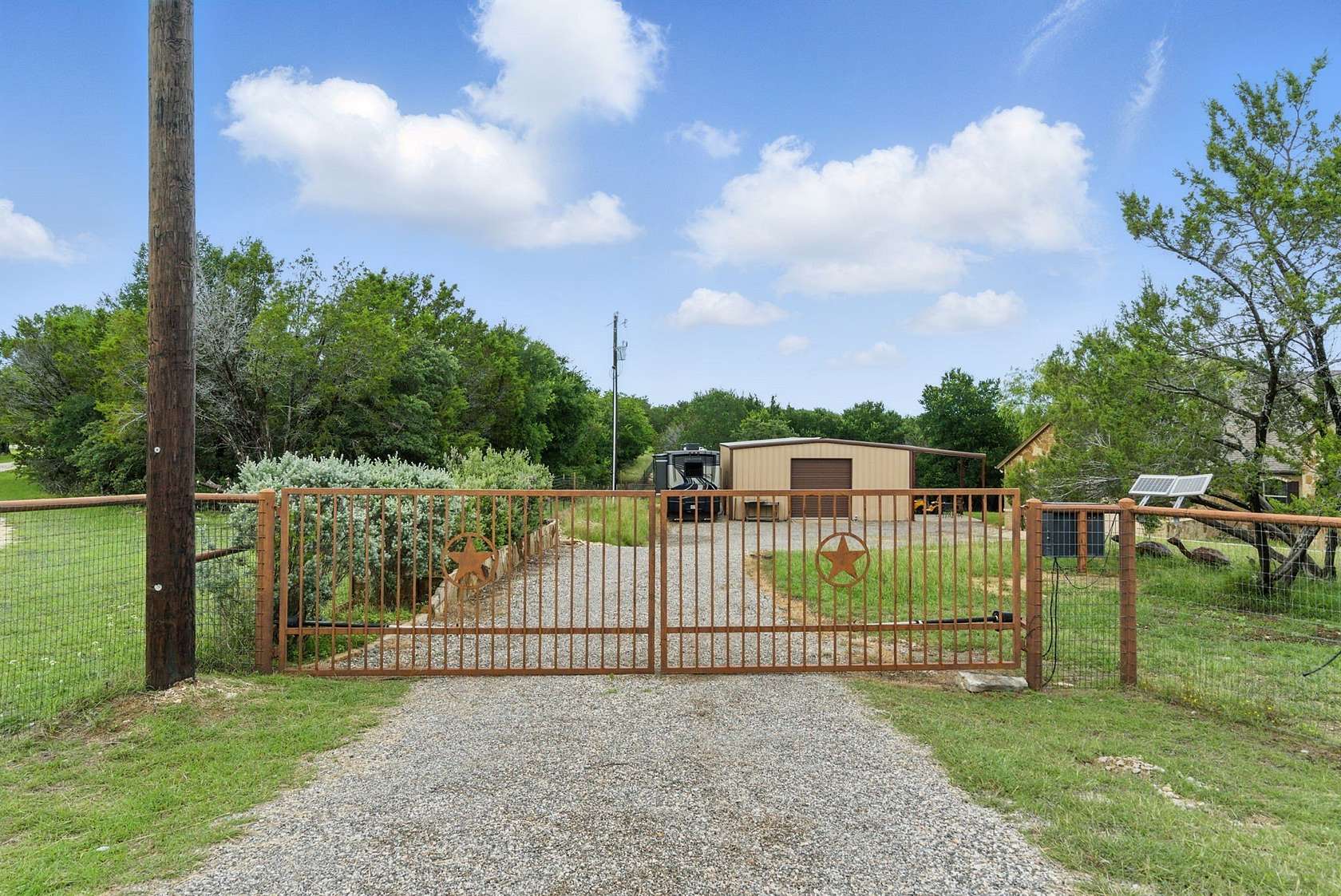 5 Acres of Land with Home for Sale in Bluff Dale, Texas