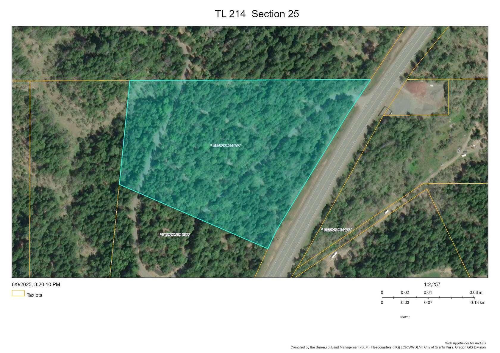 13.1 Acres of Land for Sale in Selma, Oregon