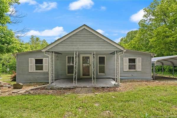 3.25 Acres of Residential Land with Home for Auction in Sulphur, Indiana