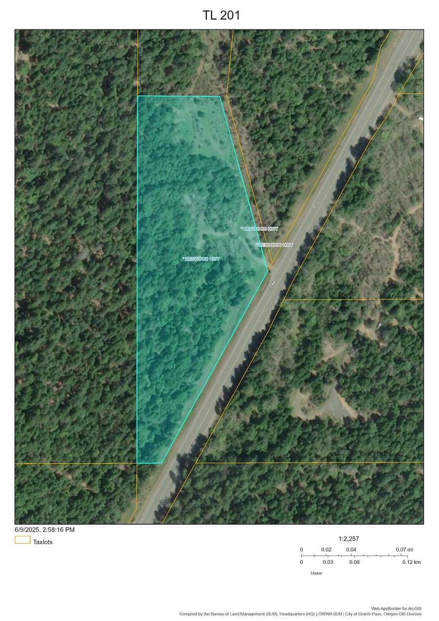 12.6 Acres of Land for Sale in Selma, Oregon