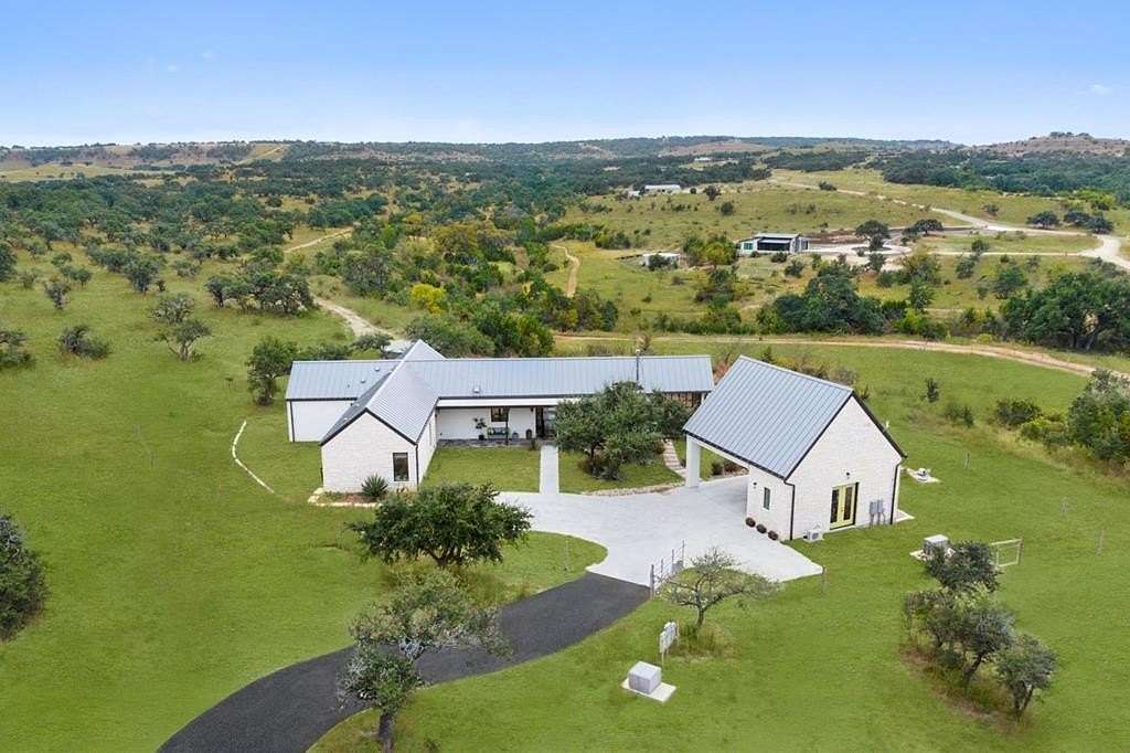 6.82 Acres of Land with Home for Sale in Johnson City, Texas